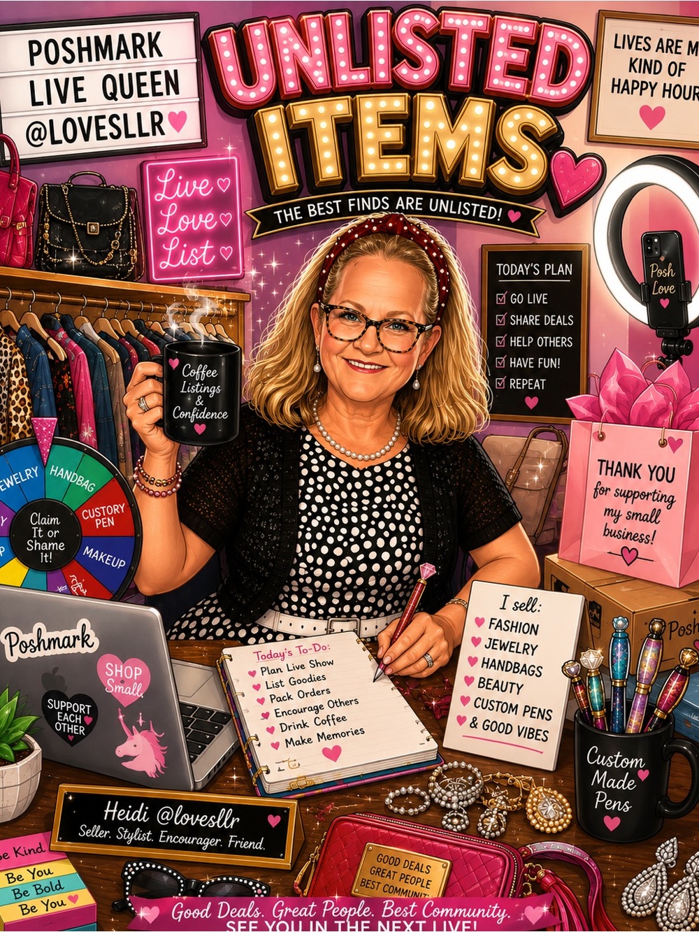 Unlisted Items - Thank you for shopping with ME! - Heidi @lovesllr